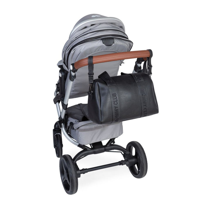 Childhome Mommy Club Signature Nursery Bag - Vegan Leather Black