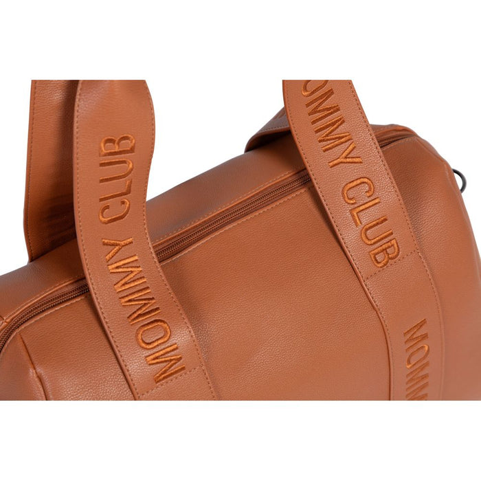 Childhome Mommy Club Signature Nursery Bag - Vegan Leather Brown