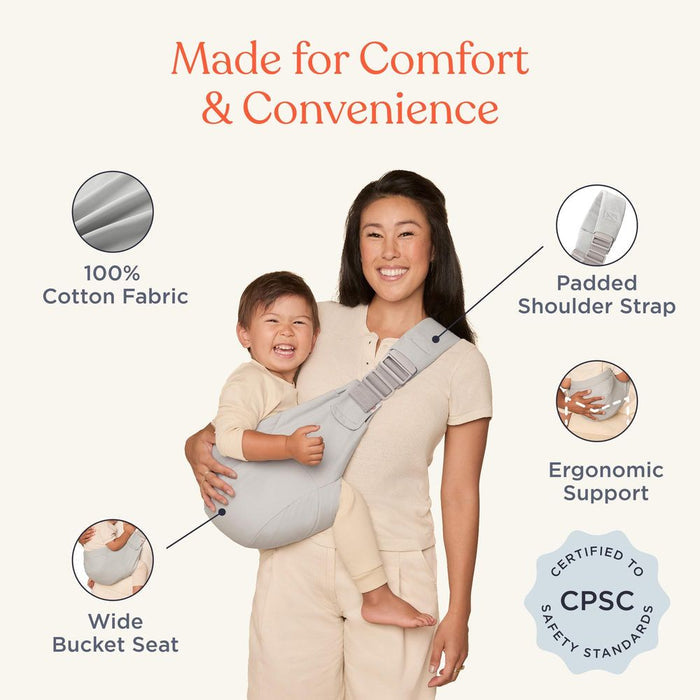 Ergobaby Upsie Sling Carrier - Pearl Grey