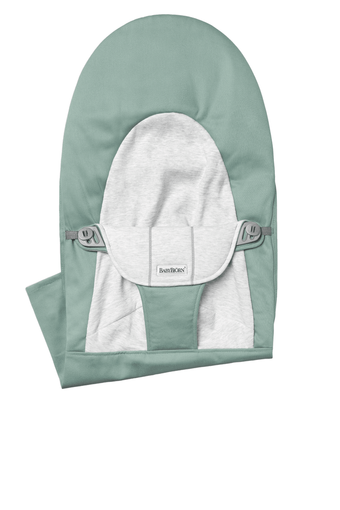Woven - Jersey / Light sage - Grey