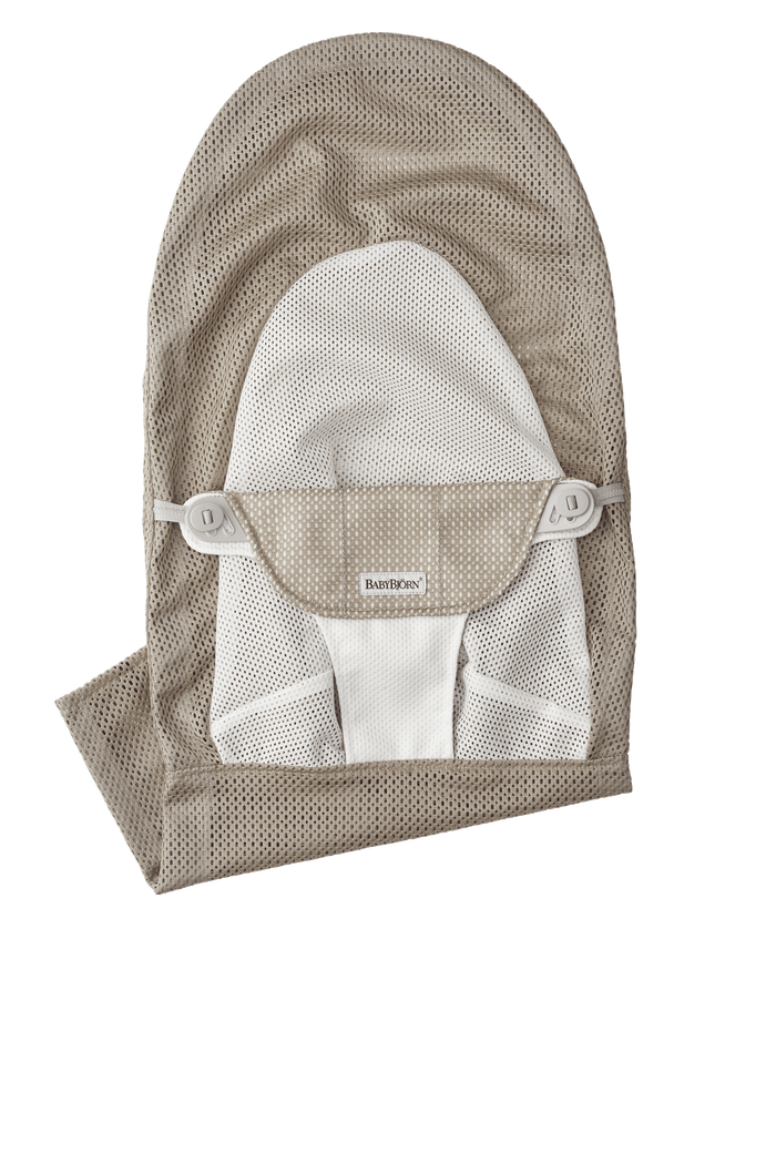 Mesh / Grey beige - White