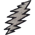 Grateful Dead Standard Patch: Lightning Silver