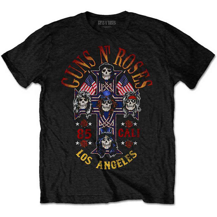 Guns N' Roses Unisex T-Shirt: Cali' '85 (Black)