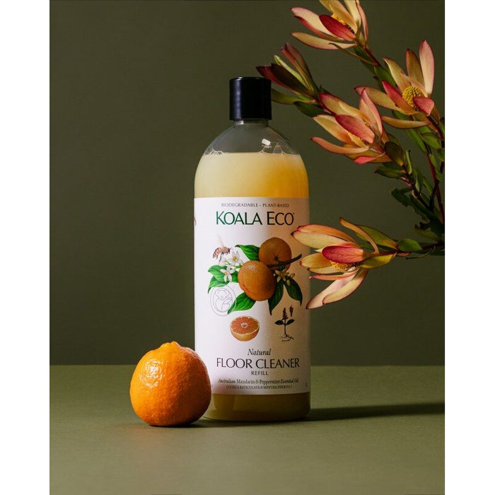 Koala Eco Natural Floor Cleaner Mandarin & Peppermint Essential Oil - 1L Refill