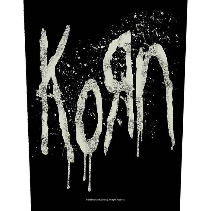Korn Back Patch: Splatter Logo