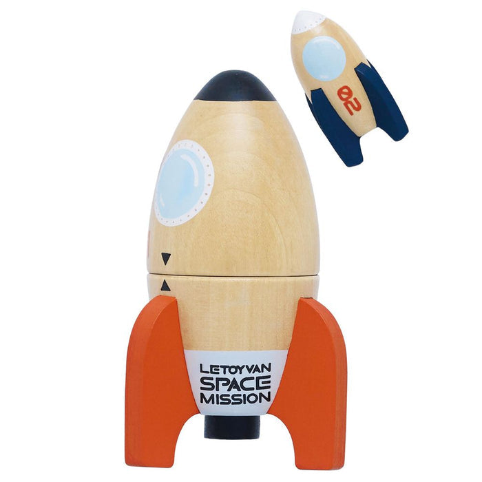 Le Toy Van Le Toy Van Magnetic Space Rocket Duo