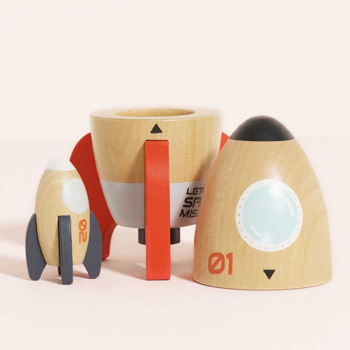 Le Toy Van Le Toy Van Magnetic Space Rocket Duo