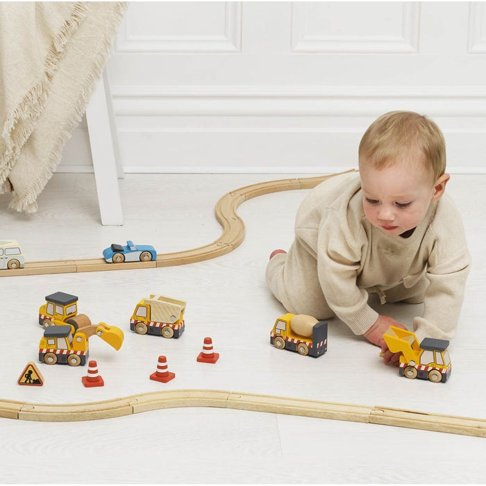 Le Toy Van Wooden Construction Vehicles