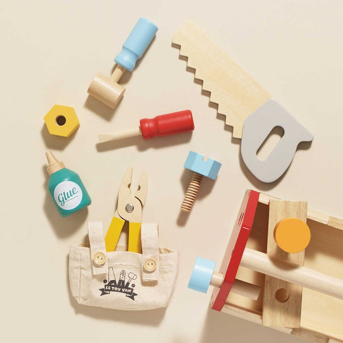 Le Toy Van Wooden Tool Box & Tools