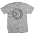 Marvel Comics Unisex T-Shirt: Captain Marvel Grey Circle (Grey)