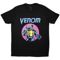 Marvel Comics Unisex T-Shirt: Venom Purple Circle (Black)