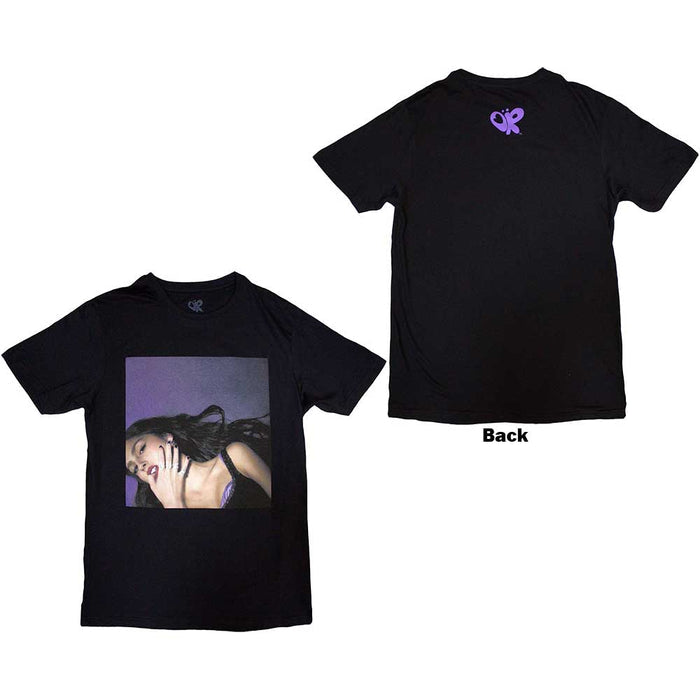 Olivia Rodrigo Unisex T-Shirt: Guts Album Cover (Black) (Back Print)