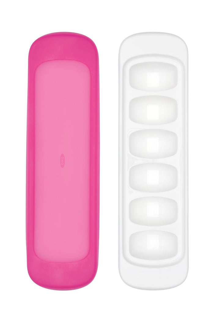 OXO Tot Baby Food Freezer Tray with Silicone Lid 1pc- Pink