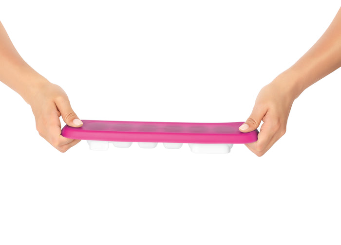 OXO Tot Baby Food Freezer Tray with Silicone Lid 1pc- Pink