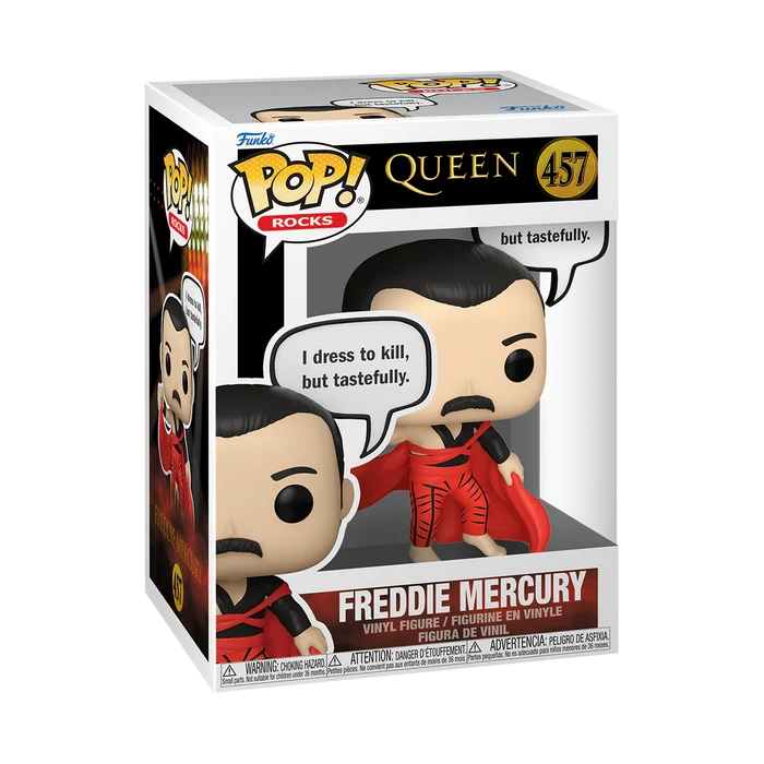 Queen - Freddie Mercury (I Dress To Kill, But Tastefully) - Funko Pop! Sayings Rocks (457)