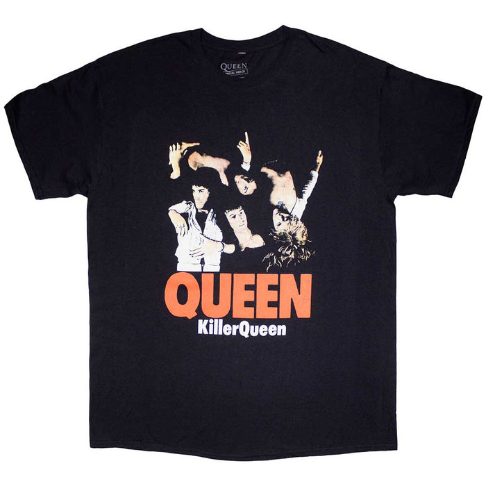 Queen Unisex T-Shirt: Killer Queen (Navy Blue)
