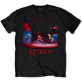 Queen Unisex T-Shirt: Live Shot Spotlight (Black)