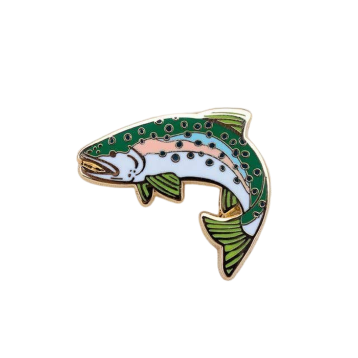 Rainbow Trout Enamel Pin