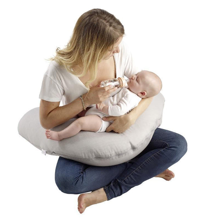 Red Castle Big Flopsy Maternity & Nursing Pillow - Chambray Grey