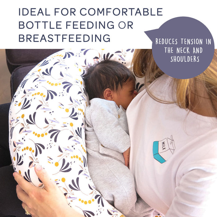 Red Castle Big Flopsy Maternity & Nursing Pillow - Chambray Grey