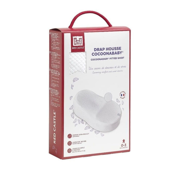 Red Castle Cocoonababy Nest Fitted Sheet - White