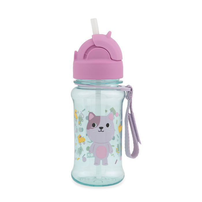 Skip Hop Besties Squad Tritan Renew Straw Bottle - Cat