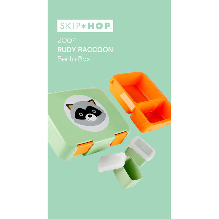 Skip Hop Zoo Bento Lunch Box - Raccoon