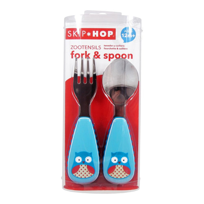 Skip Hop Zoo Utensils Fork & Spoon - Owl
