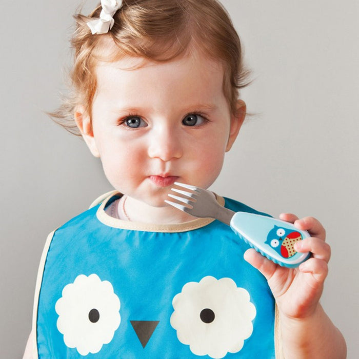 Skip Hop Zoo Utensils Fork & Spoon - Owl