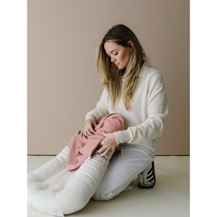 Snuggle Me Natural Infant Lounger with Gumdrop Cover