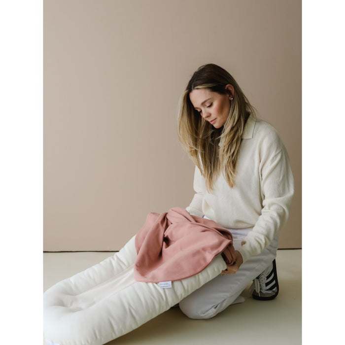 Snuggle Me Natural Infant Lounger with Gumdrop Cover