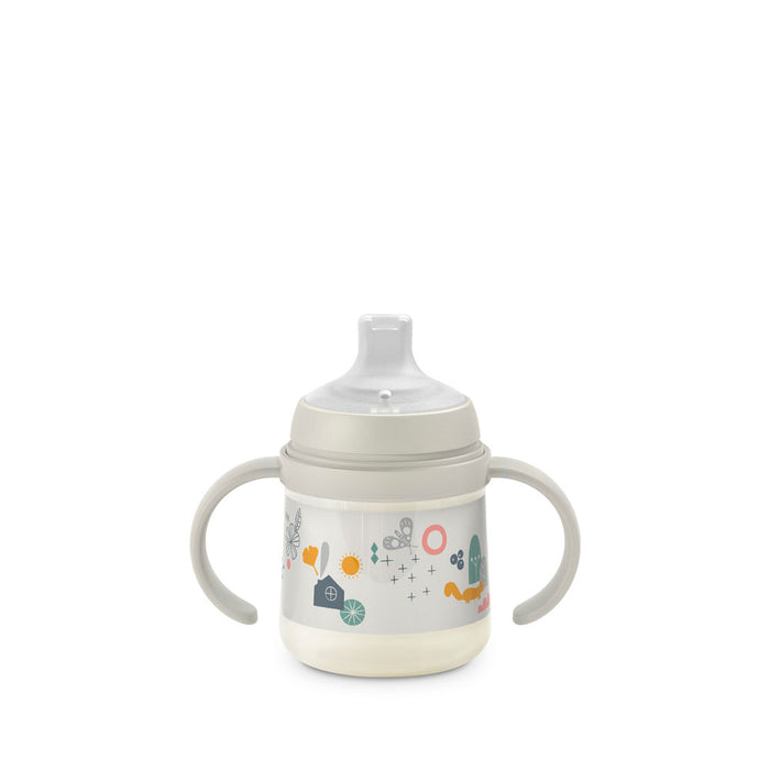 Suavinex A Walk In The Park 150ml Non Spill Spout Bottle With Handles 6+months - Grey