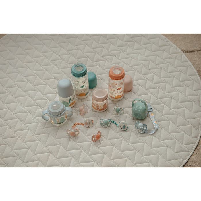 Suavinex A Walk In The Park 150ml Non Spill Spout Bottle With Handles 6+months - Grey