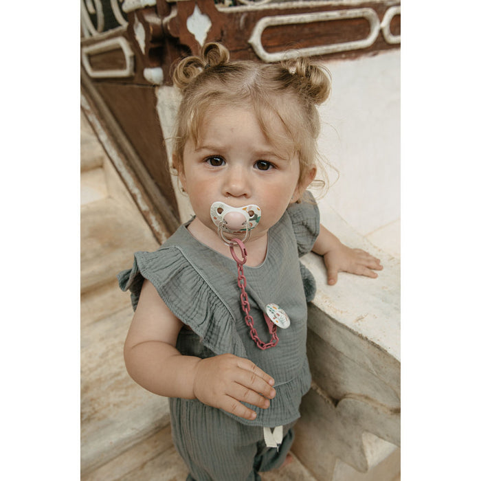 Suavinex A Walk In The Park Chain Soother Clip - Nude