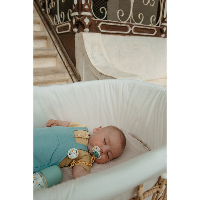 Suavinex A Walk In The Park Chain Soother Clip - Yellow