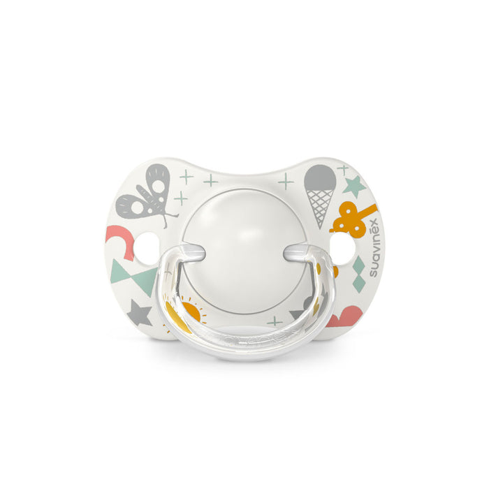 Suavinex A Walk In The Park SX Pro Soother 0-6months 2 Pack - Grey