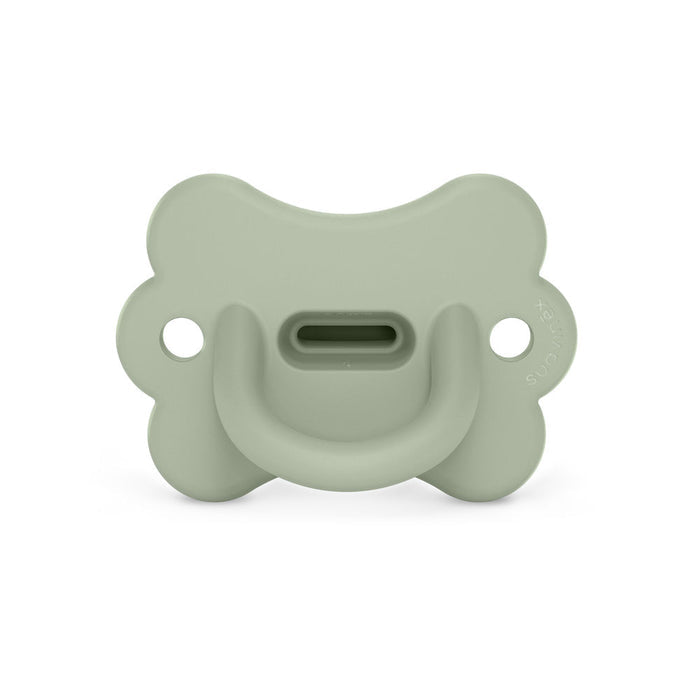 Suavinex Colour Essence Butterfly All Silicone SX Pro Soother 0-6 Months - Lake Green