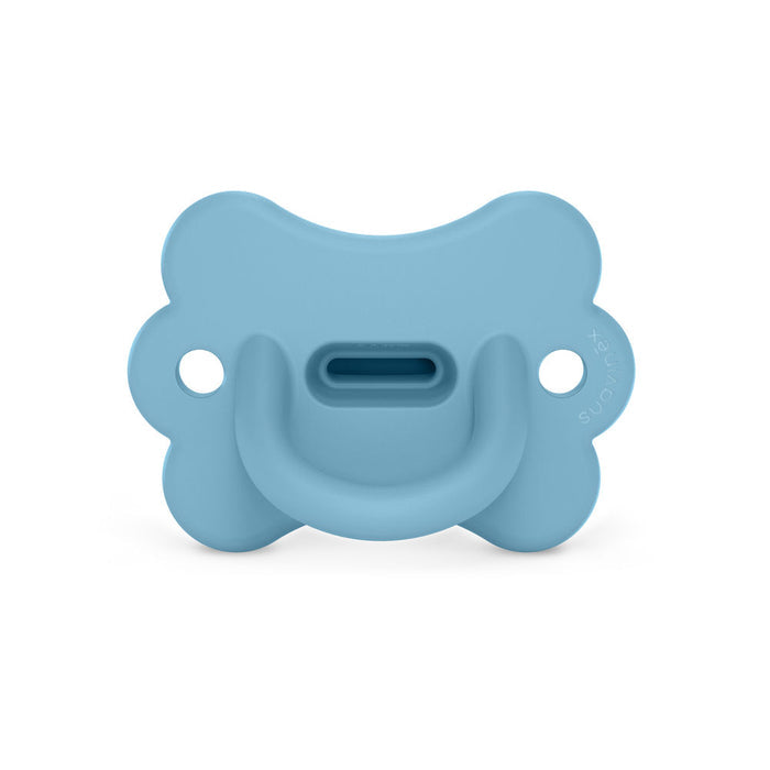 Suavinex Colour Essence Butterfly All Silicone SX Pro Soother 6-18 Months - Infinity Blue