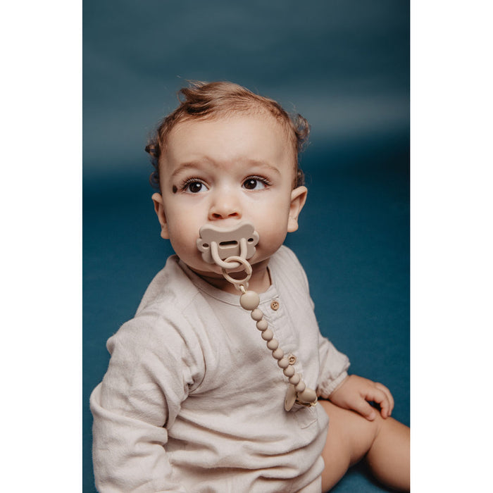 Suavinex Colour Essence Butterfly All Silicone SX Pro Soother 6-18 Months - Irish Cream
