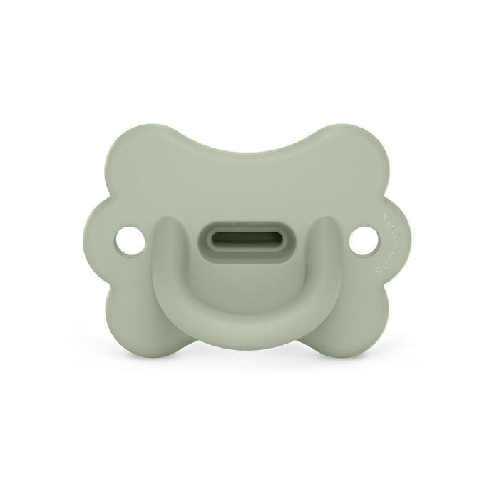 Suavinex Colour Essence Butterfly All Silicone SX Pro Soother 6-18 Months - Lake Green