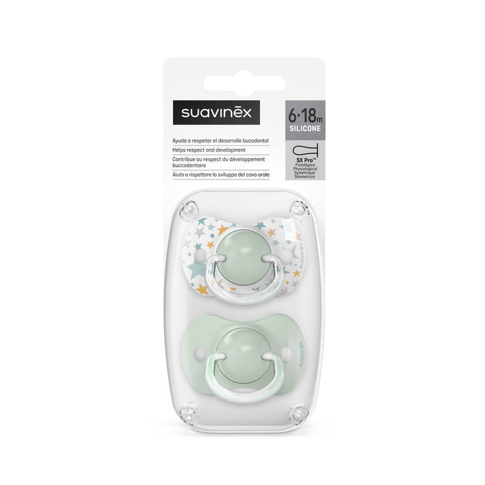 Suavinex Dreams SX Pro Soother 6-18months 2 Pack - Blue