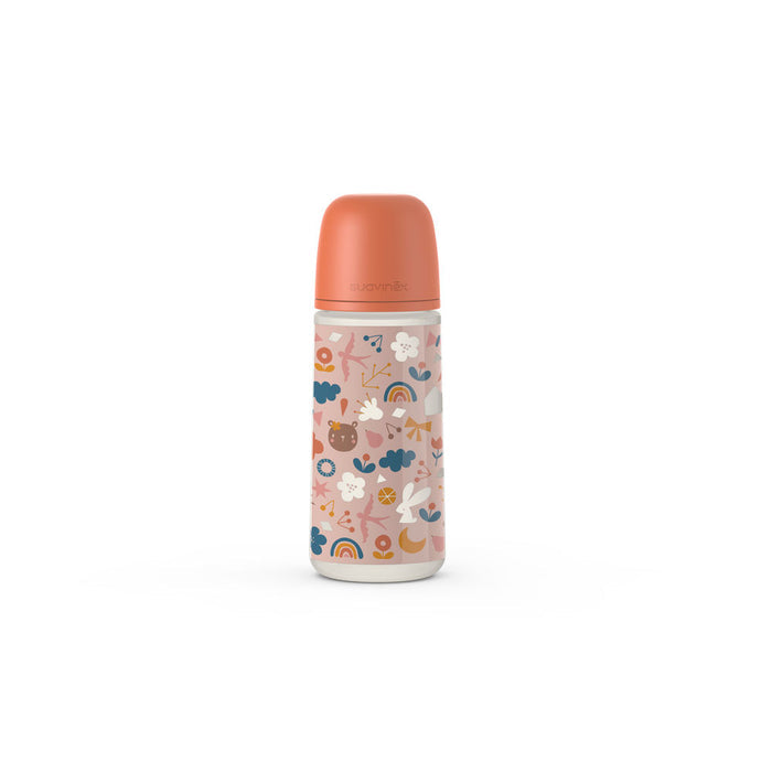 Suavinex Forest Baby Bottle SX Pro 360ml Fast Flow 6+months - Orange