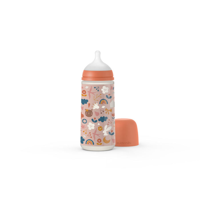 Suavinex Forest Baby Bottle SX Pro 360ml Fast Flow 6+months - Orange