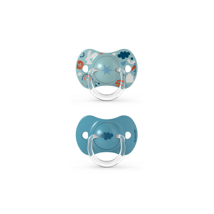 Suavinex Forest SX Pro Soother 6-18months 2 Pack - Blue
