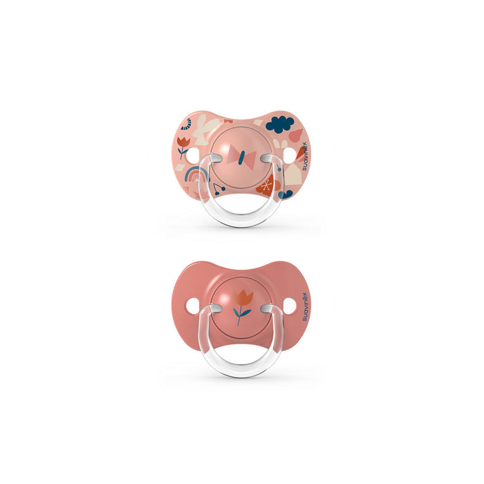 Suavinex Forest SX Pro Soother 6-18months 2 Pack - Pink