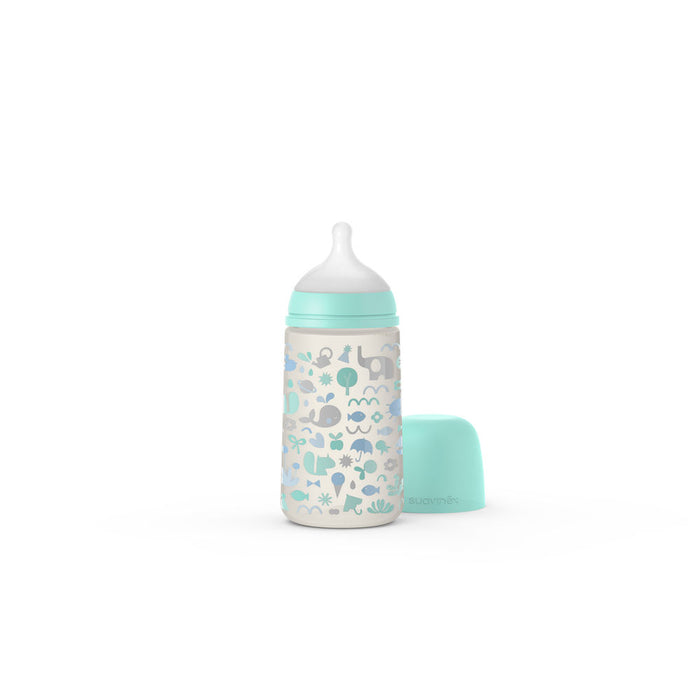 Suavinex Memories Baby Bottle SX Pro 270ml Medium Flow 3+months - Blue