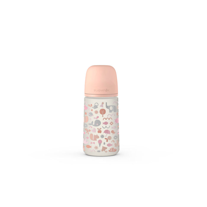 Suavinex Memories Baby Bottle SX Pro 270ml Medium Flow 3+months - Pink