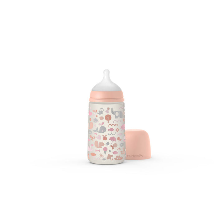 Suavinex Memories Baby Bottle SX Pro 270ml Medium Flow 3+months - Pink