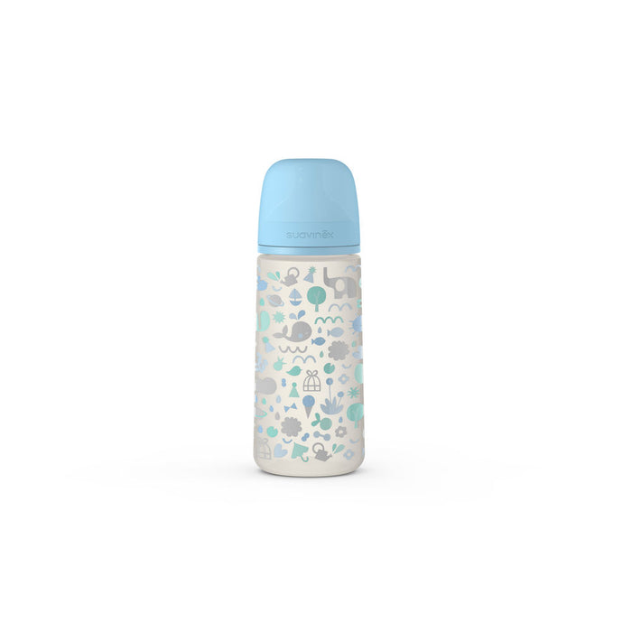 Suavinex Memories Baby Bottle SX Pro 360ml Fast Flow 6+months - Blue
