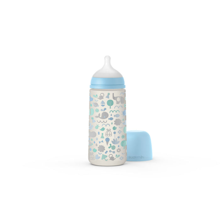 Suavinex Memories Baby Bottle SX Pro 360ml Fast Flow 6+months - Blue